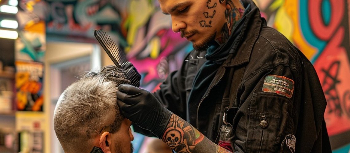 vintage-barber-relaxation-stockcake